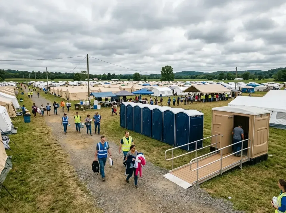 disaster-relief-camp-restrooms-010 — frequently asked questions, Dumpster & Portable Bathrooms Rental in Woodbury, TN